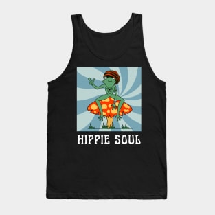 Hippie Retro Frog Tank Top